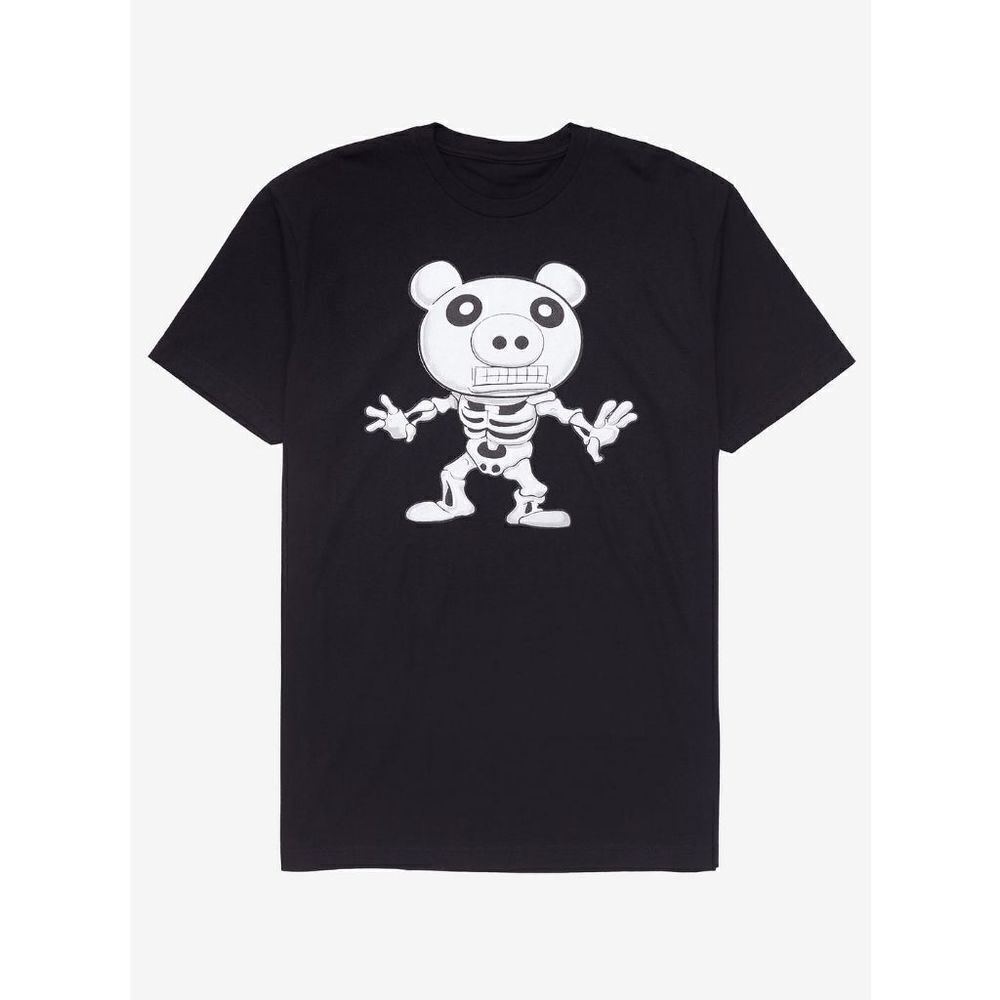 Piggy Skeleton T-Shirt Mens Large